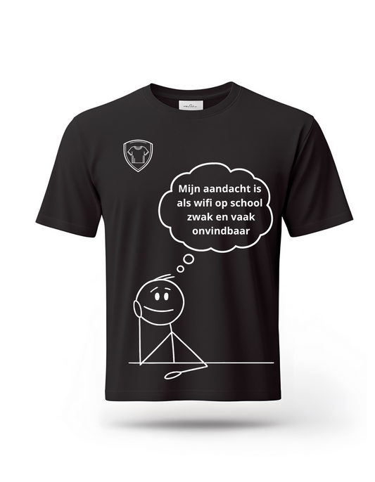 Mijn aandacht is als wifi op school zwak en vaak onvindbaar